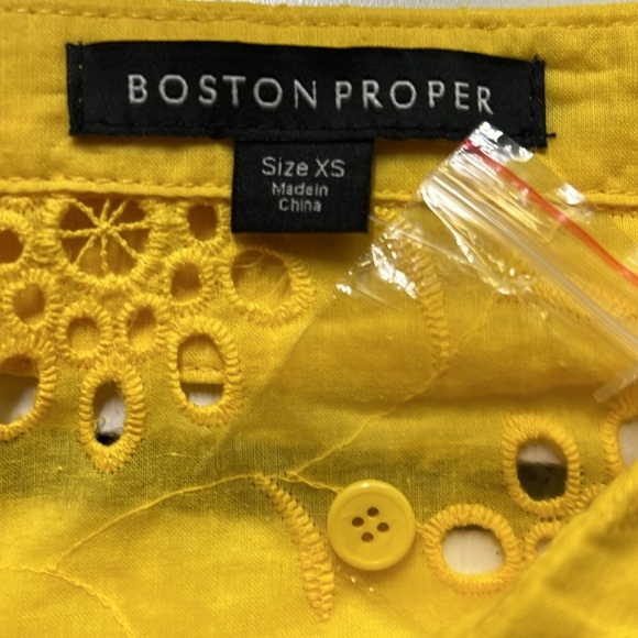 Boston Proper Eyelet Victoria Drama Sleeve Blouse - Picture 5 of 7